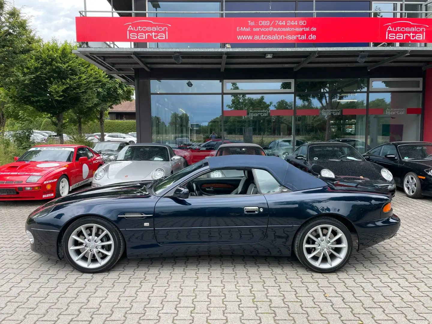 Aston Martin DB7 V12 Vantage Volante -dt. Auto- KD Heft Blau - 1