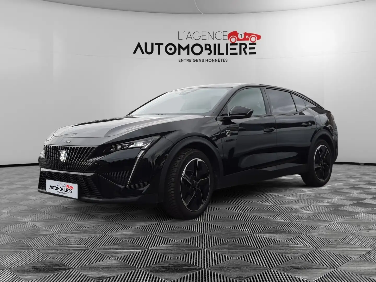 Peugeot 408 PHEV 1.6 Turbo GT S/ Garantie Peugeot 3/2026 Noir - 1