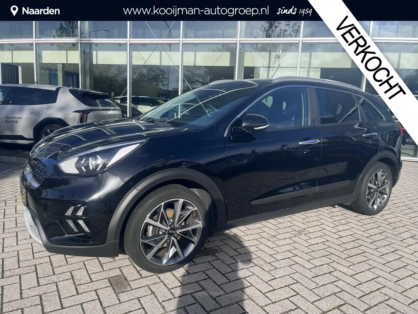 Kia Niro 1.6 GDi Hybrid DynamicPlusLine Trekhaak|camera|Sto Noir - 1
