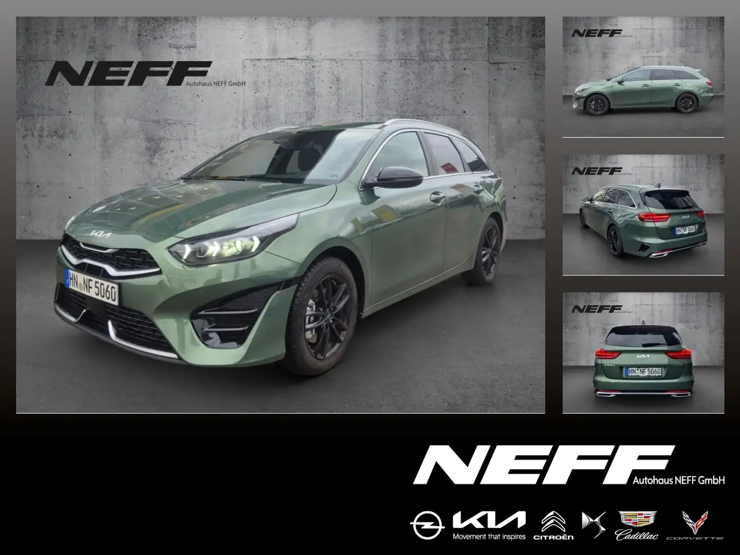Kia Ceed SW / cee'd SW Ceed Sportswagon 1.5 T-GDI-  GT Line ACC Navi Vert - 1