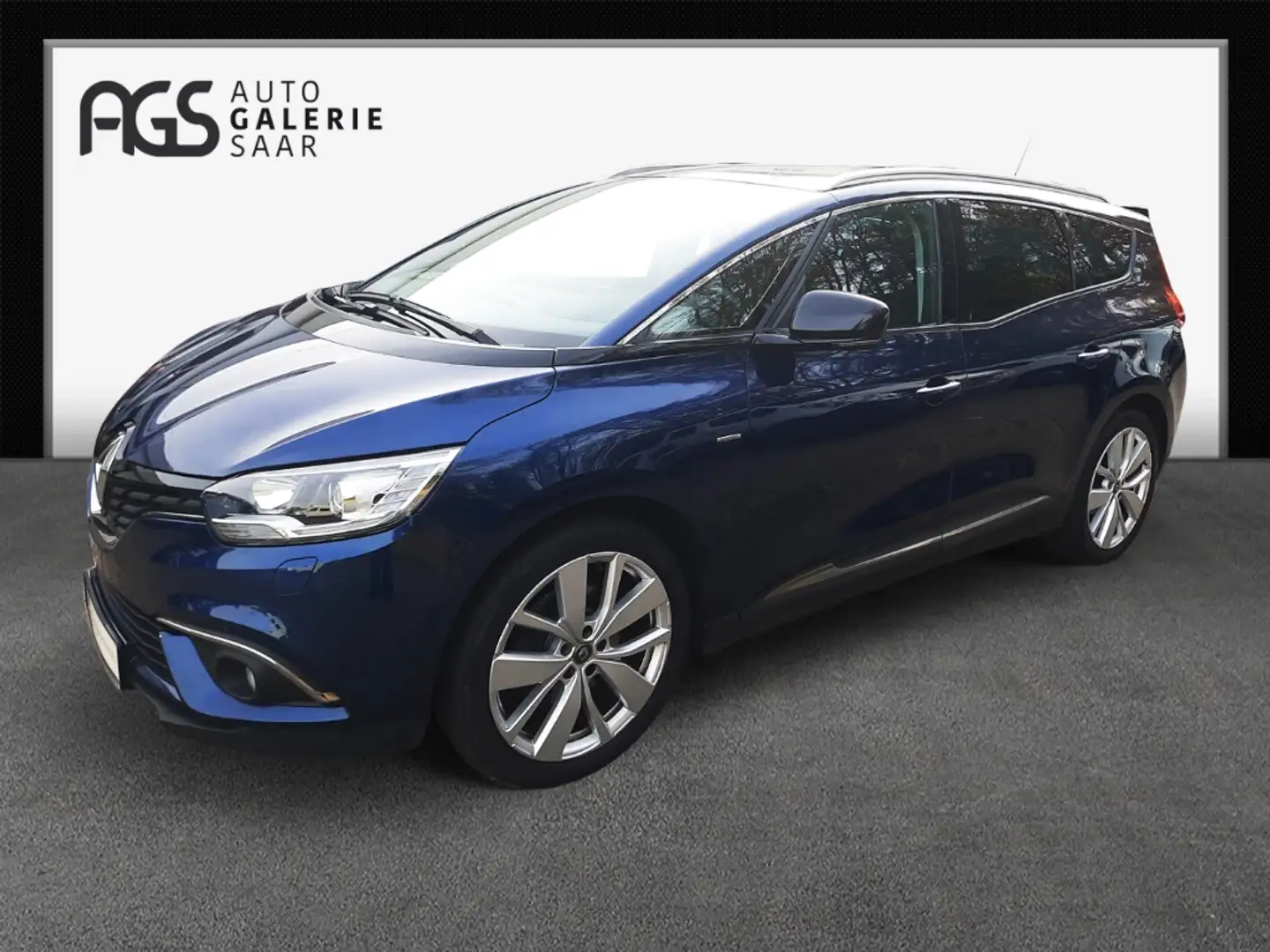 Renault Scenic IV Grand Limited Navi Apple CarPlay Android Auto M Blauw - 1