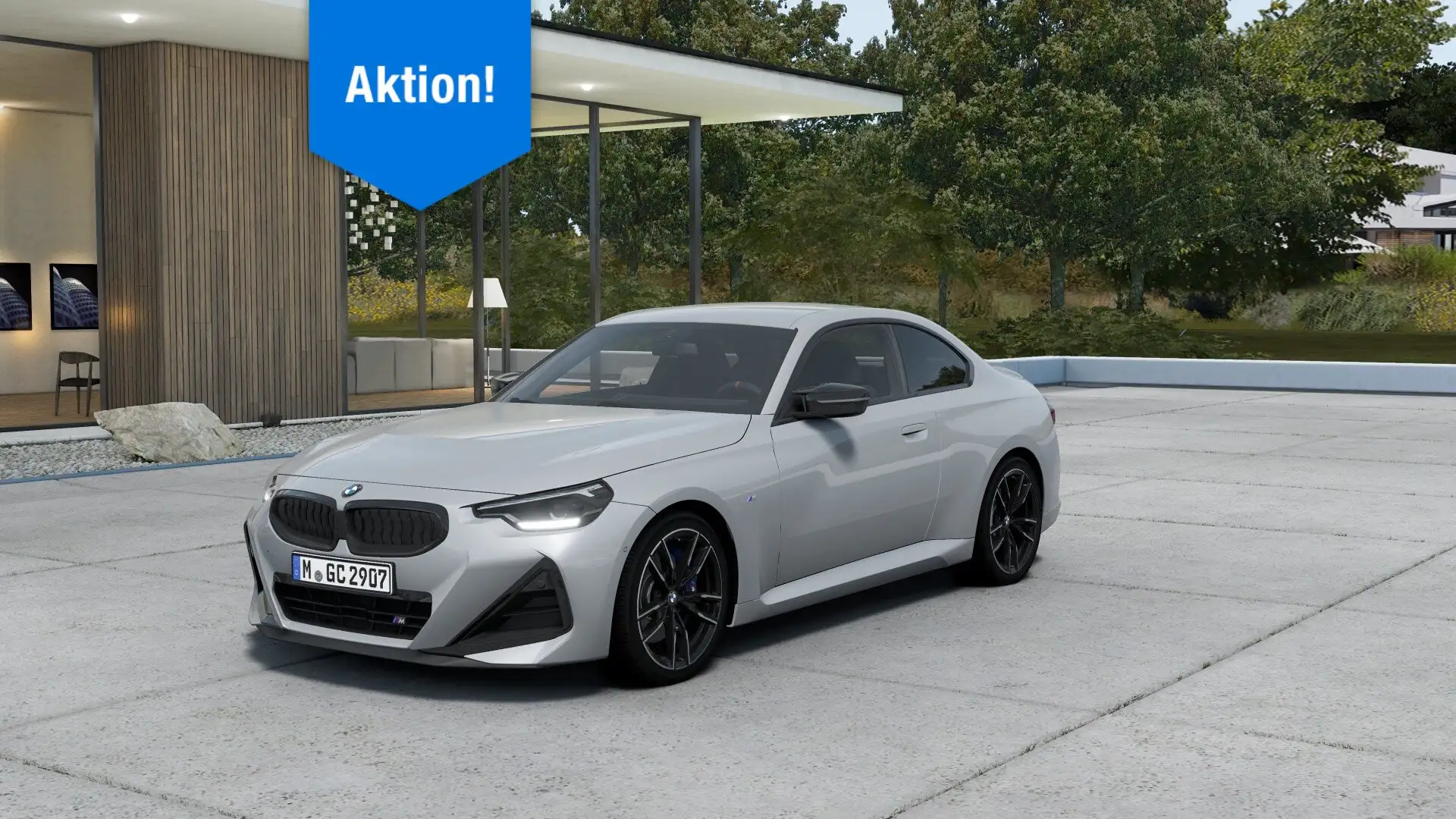 BMW 240 M240i xDrive G42 / Facelift / NAVI / 19"/  RFK / H Šedá - 1