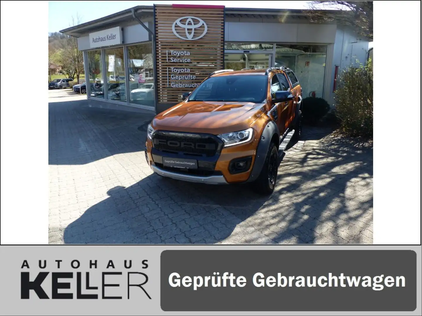 Ford Ranger 2,0 l TDCi Panther Autm. Wildtrak Orange - 1
