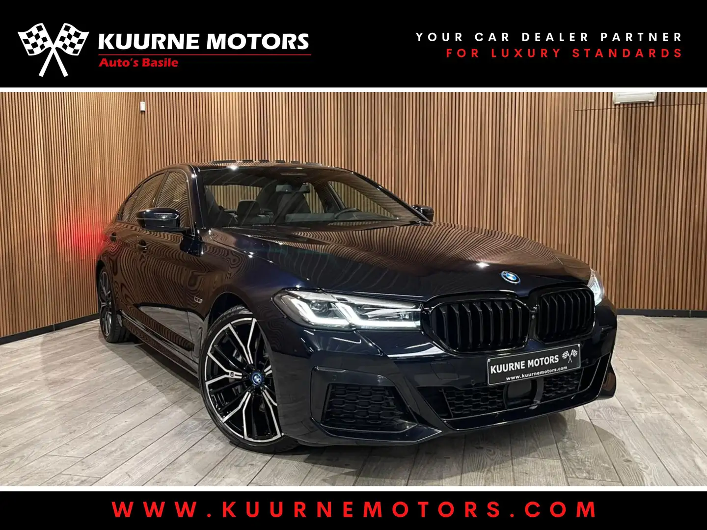 BMW 545 e M Alu20"/Pano/Leder/360 Cam/Gps *1j garantie* Negro - 1