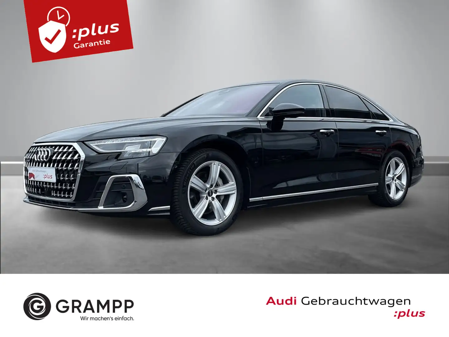Audi A8 50 TDI quattro +PANO+360°+STDHZG+VIRTUAL+B&O+ Schwarz - 1