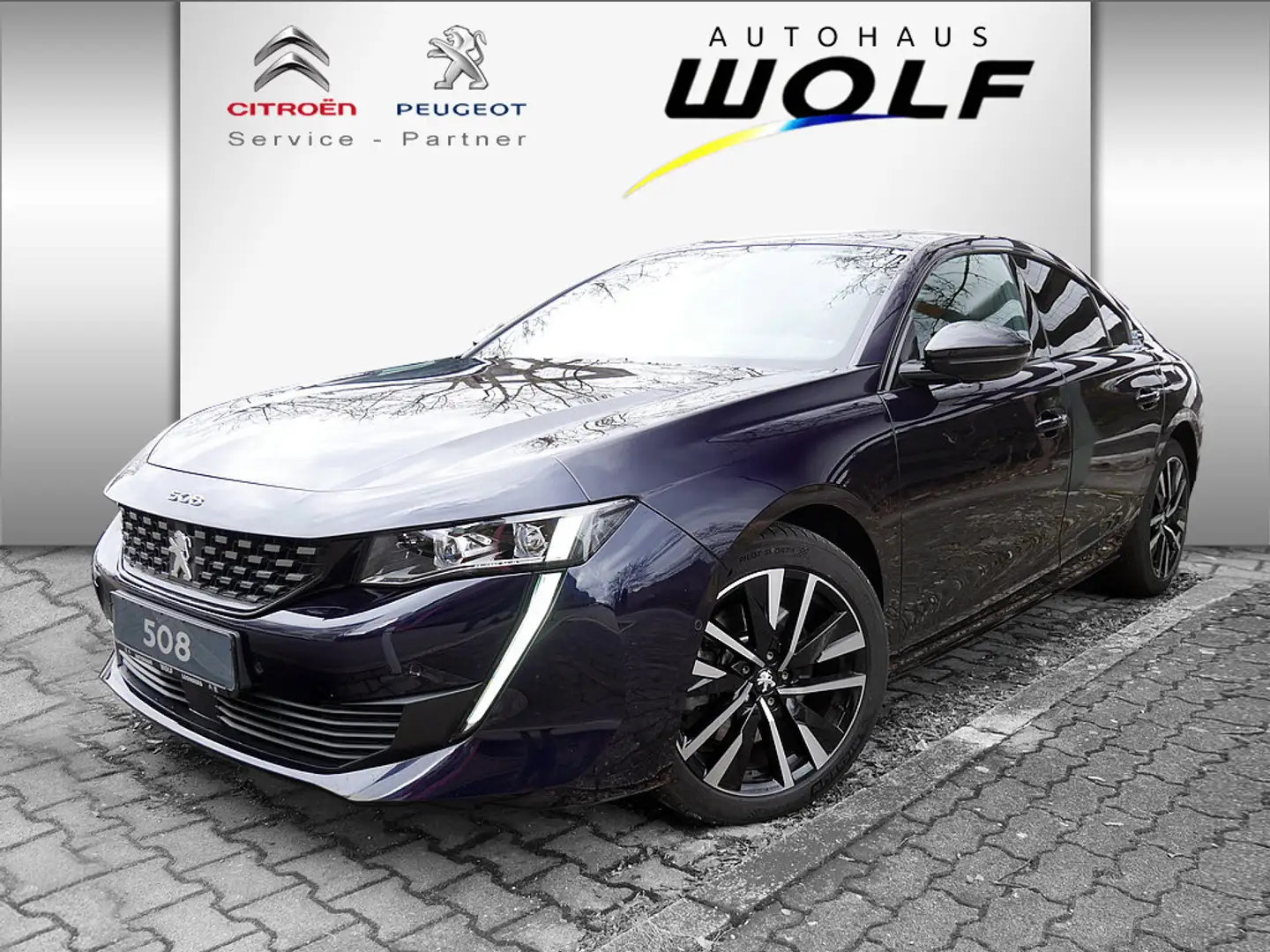 Peugeot 508 GT HYBRID 225 e-EAT8 KAMERA NAVI ACC LED Blau - 1
