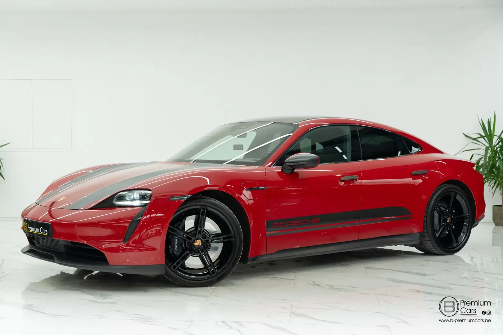 Porsche Taycan 4s Performance! Chrono! Full options! Czerwony - 1