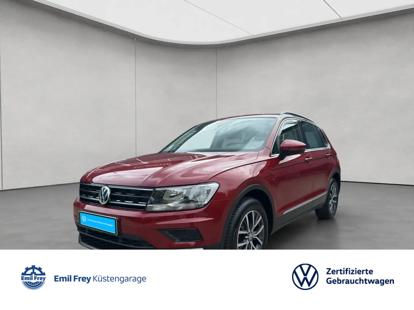 Volkswagen Tiguan 1.4 TSI DSG Comfortline NAVI SHZ PDC 17 Red - 1
