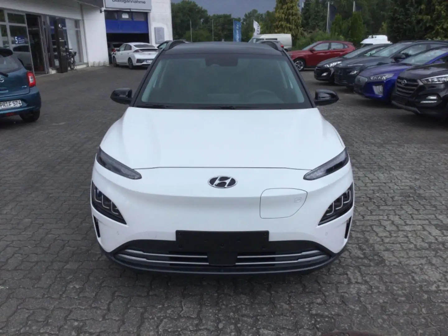 Hyundai KONA Trend Elektro 2WD NAVI Dachlackierung Wit - 2
