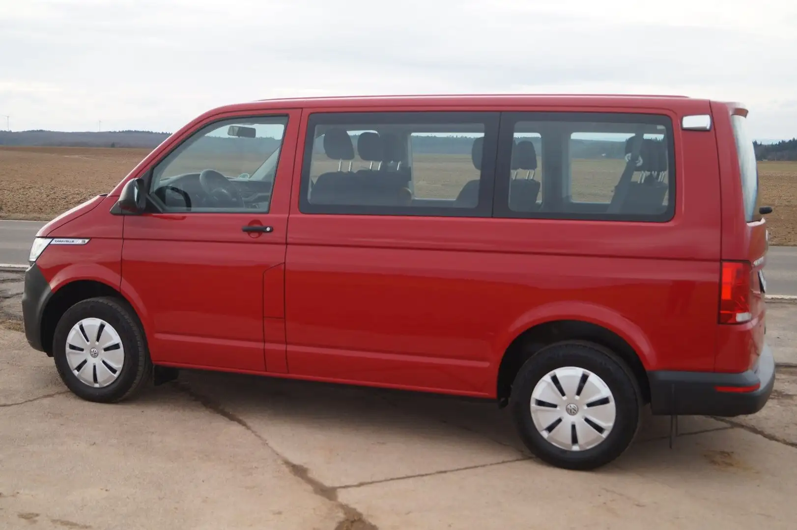 Volkswagen T6 Caravelle T6.1 Caravelle Trendline +9-Sitzer+Klima+PDC+ Rouge - 2