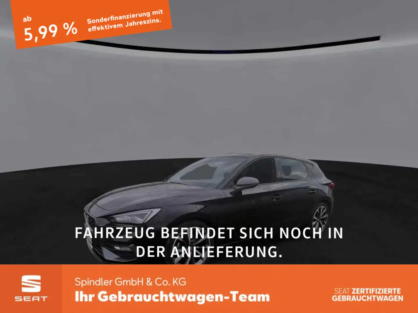 SEAT Leon FR 1.5 eTSI DSG / Navi, Pano, LED, RFK, ACC Schwarz - 1