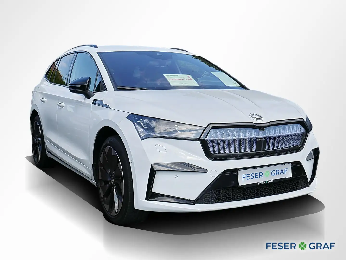 Skoda Enyaq 85x Sportline Maxx 82 kWh 4x4 AHK Matrix Weiß - 2