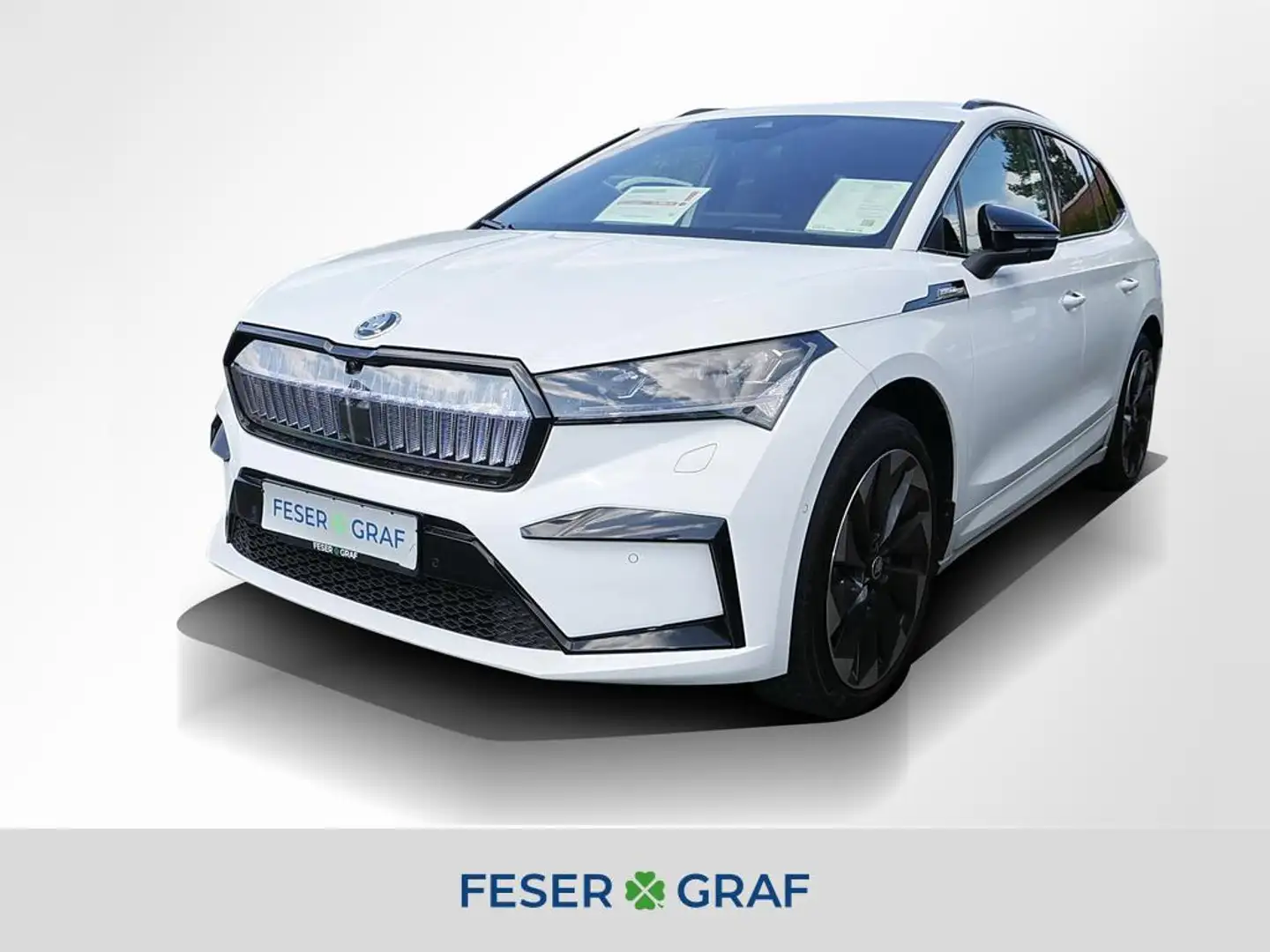 Skoda Enyaq 85x Sportline Maxx 82 kWh 4x4 AHK Matrix Weiß - 1