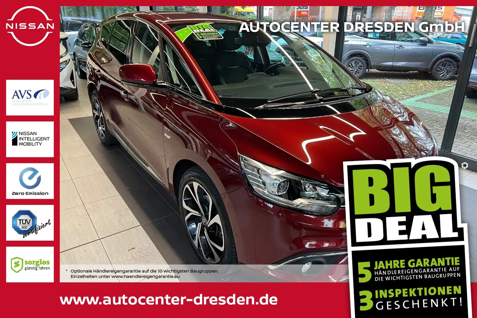 Renault Scenic IV 1.7 BLUE dCi 150 BOSE Rouge - 1