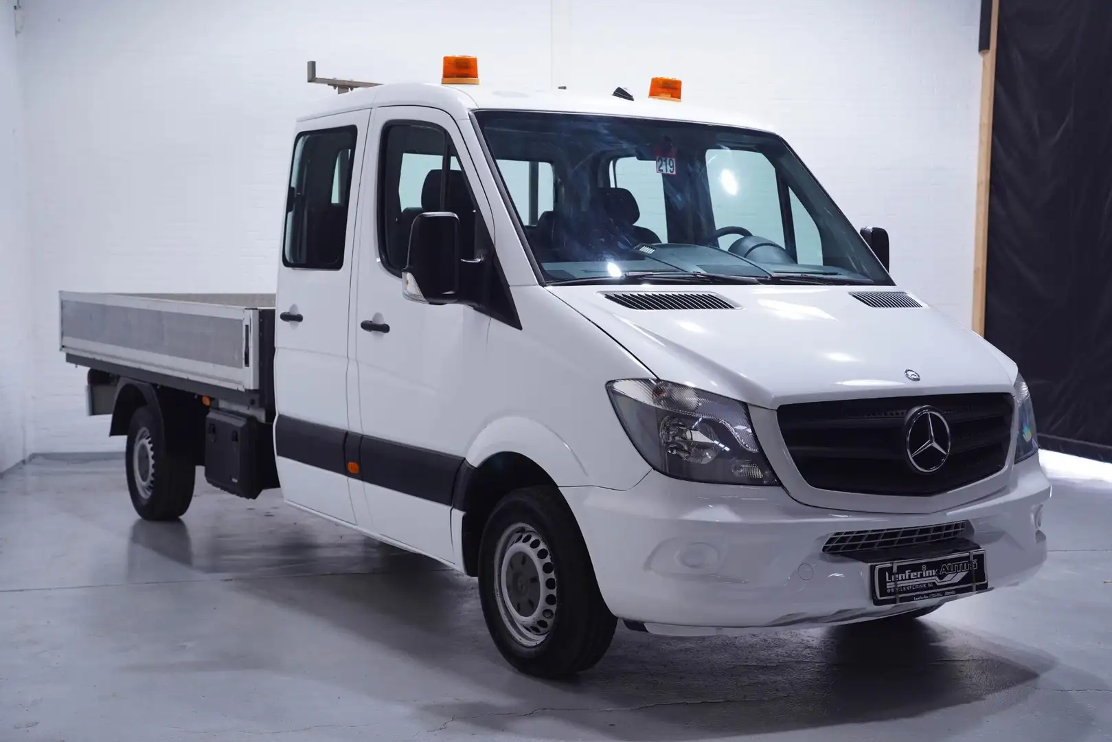 Mercedes-Benz Sprinter 313 CDI 432 DC pick up automaat airco cruise Wit - 2