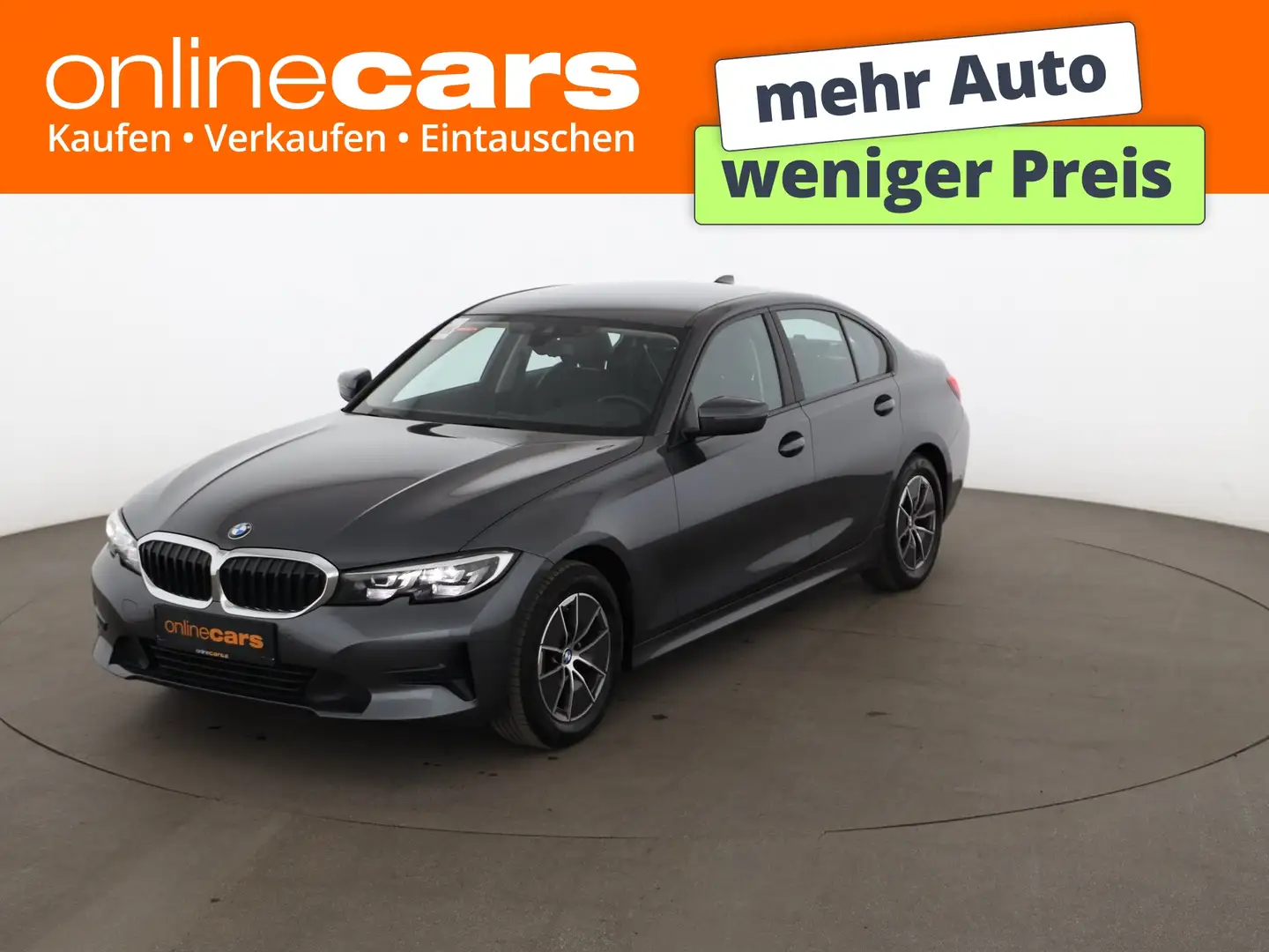 BMW 318 i Limousine Advantage Aut LED NAVI LEDER R-CAM Grau - 1
