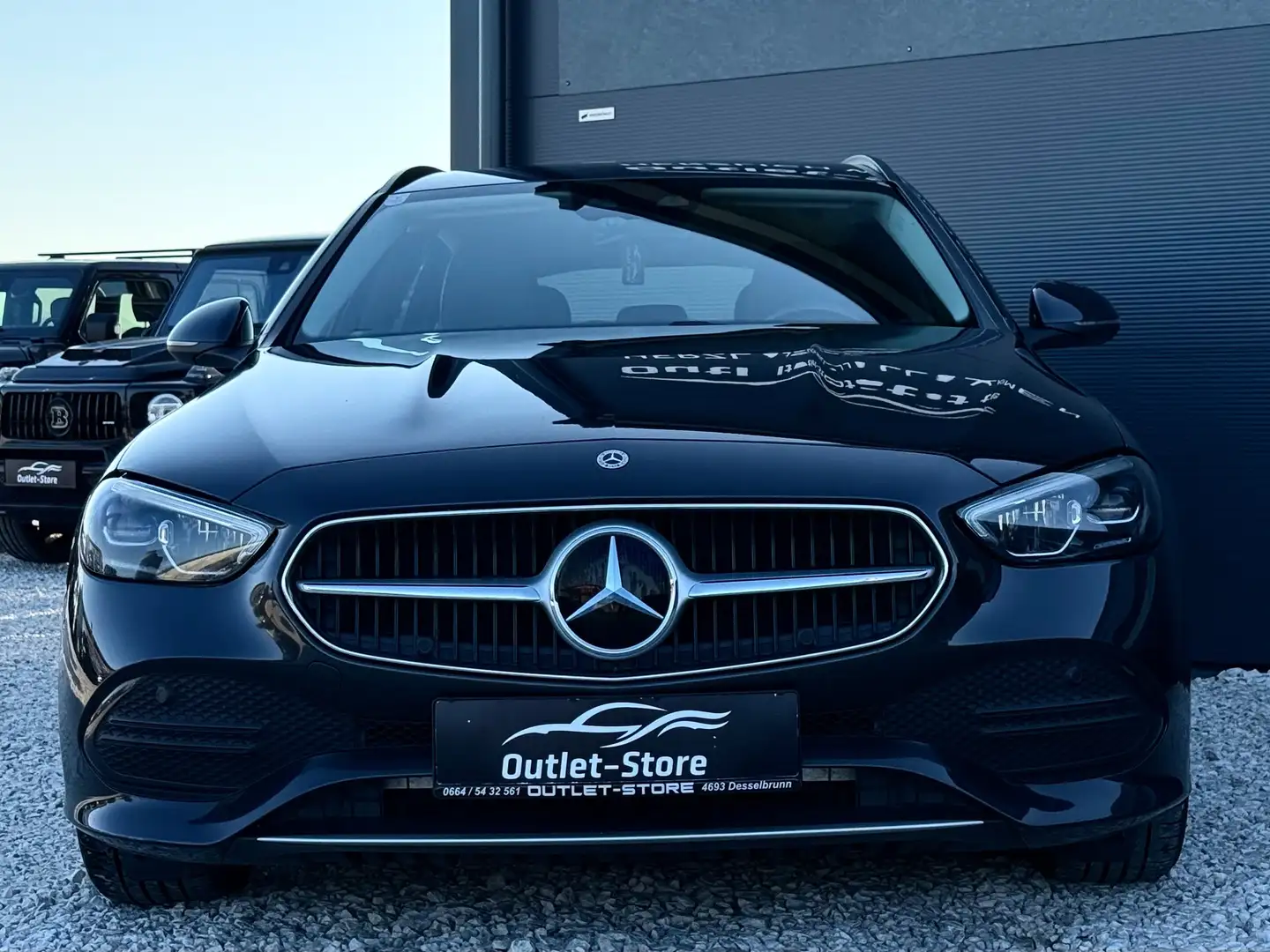 Mercedes-Benz C 220 d Aut.*Leder*ACC*Spur*R-Kamera*Tot-Winkel*MwSt.* Grau - 2