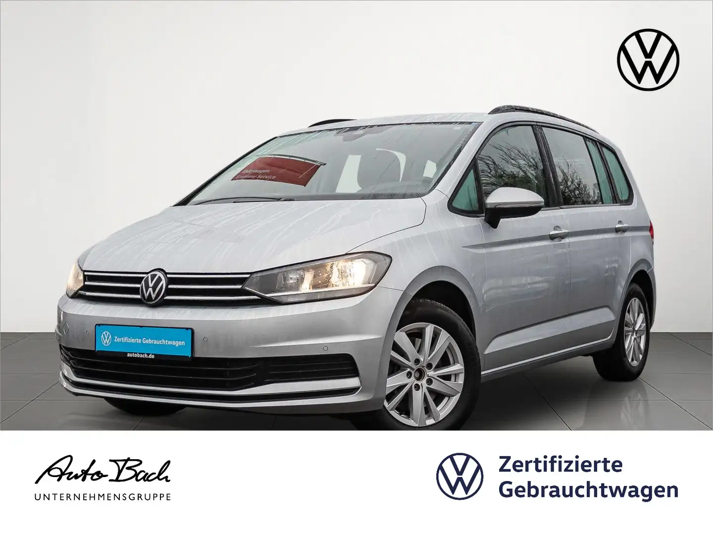 Volkswagen Touran 1.5TSI Comfortline Klimaautomatik ACC EPH Silber - 1