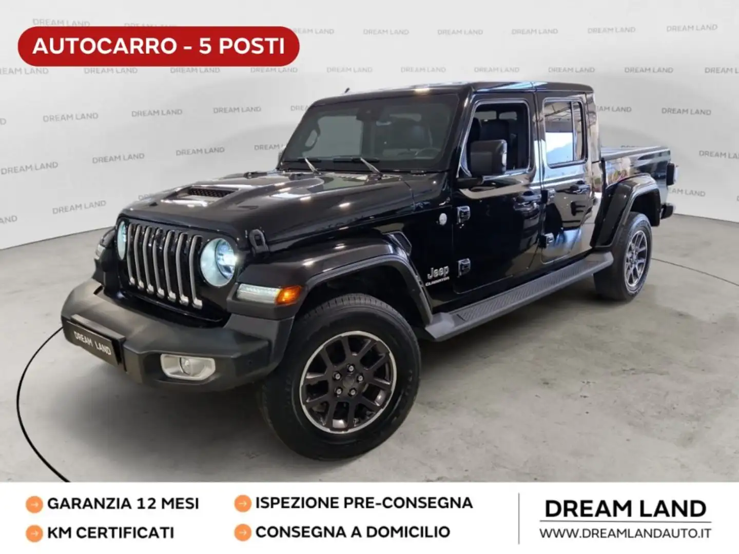 Jeep Gladiator 3.0 Diesel V6 AUTOCARRO+IVA Overland Schwarz - 1