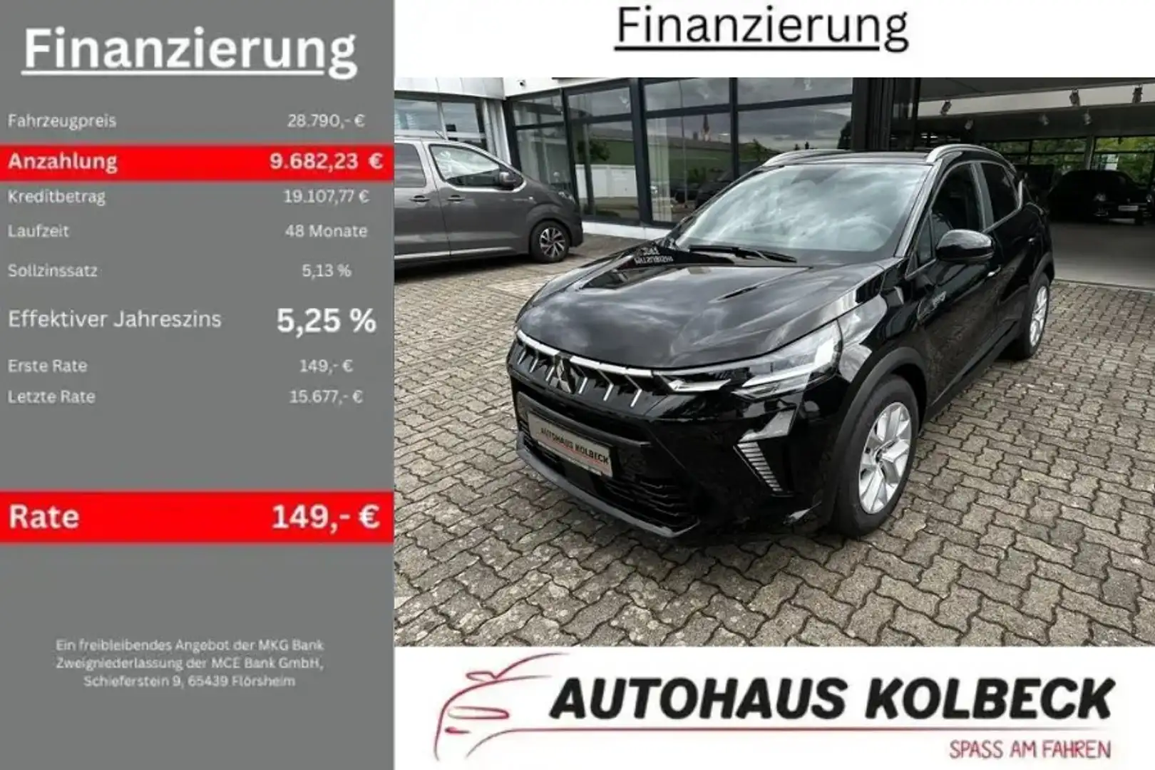 Mitsubishi ASX 1.6 Hybrid PLUS Schwarz - 1