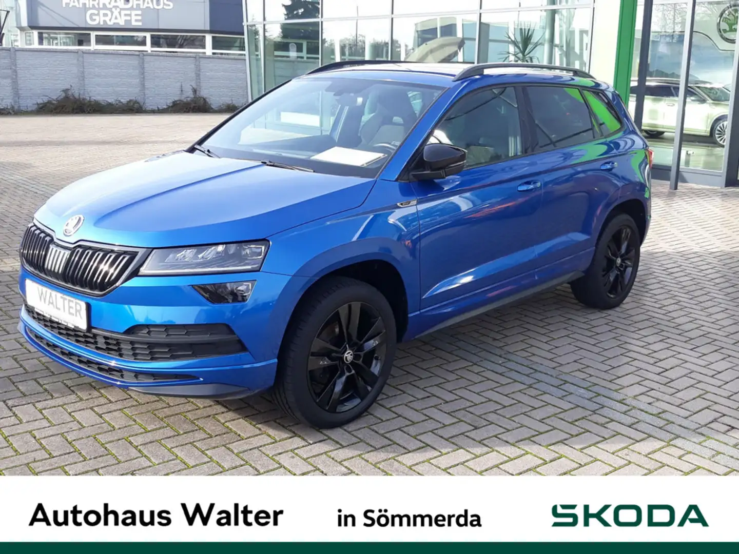 Skoda Karoq 1.5 TSI ACT Sportline Bleu - 1