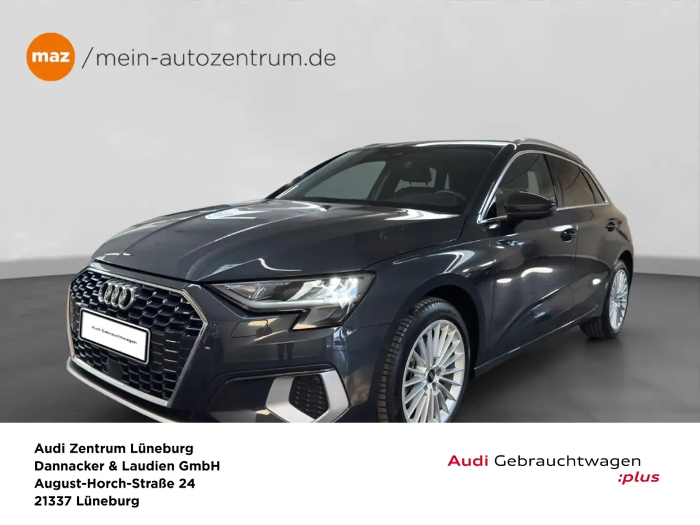 Audi A3 Sportback 35 1.5 TFSI advanced Alu LED AHK Smartph Grau - 1