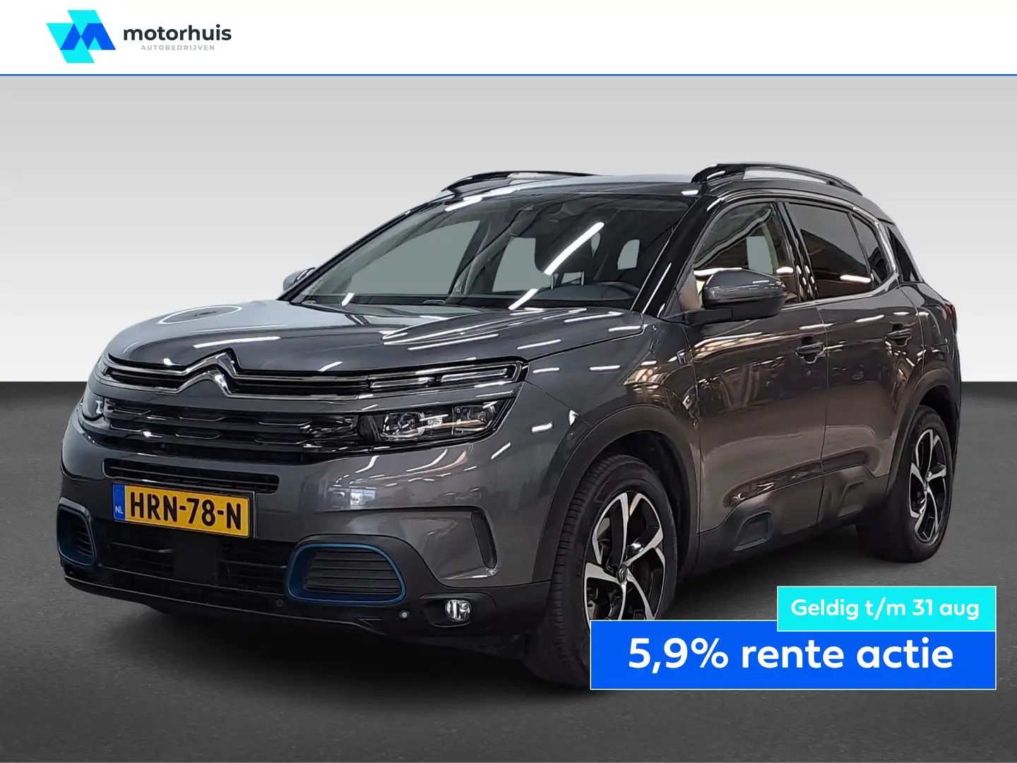 Citroen C5 Aircross 1.6 TURBO HYBRID PHEV 225PK AUTOMAAT SHINE NAVI TE Grijs - 1