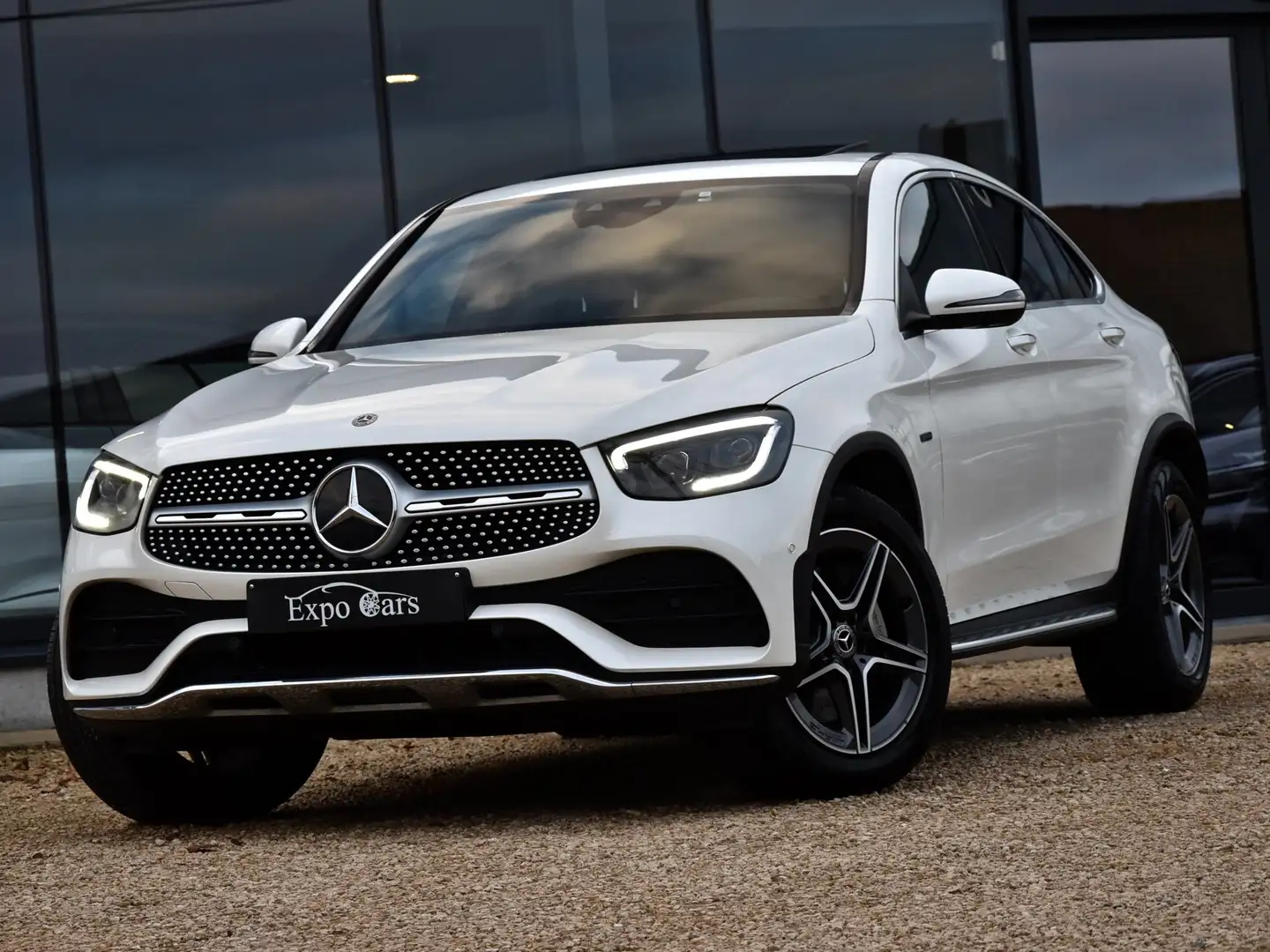 Mercedes-Benz GLC 300 COUPE*4-Matic PHEV*AMG PACK*OPEN DAK*MEMORY*CAMERA Wit - 1