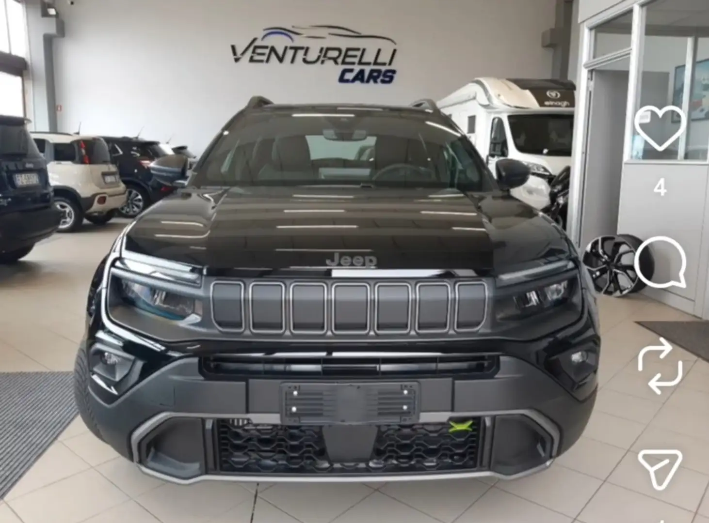Jeep Avenger 1.2 turbo e-hybrid mhev Upland 4xe 145cv edct6 Schwarz - 2