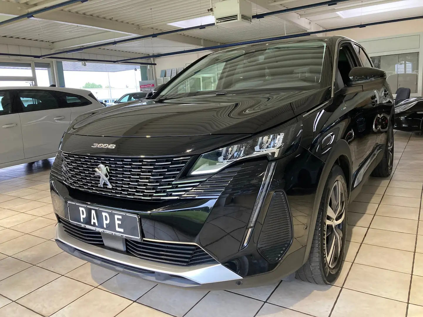 Peugeot 3008 Hybrid 225 Allure Ledersitze Noir - 1