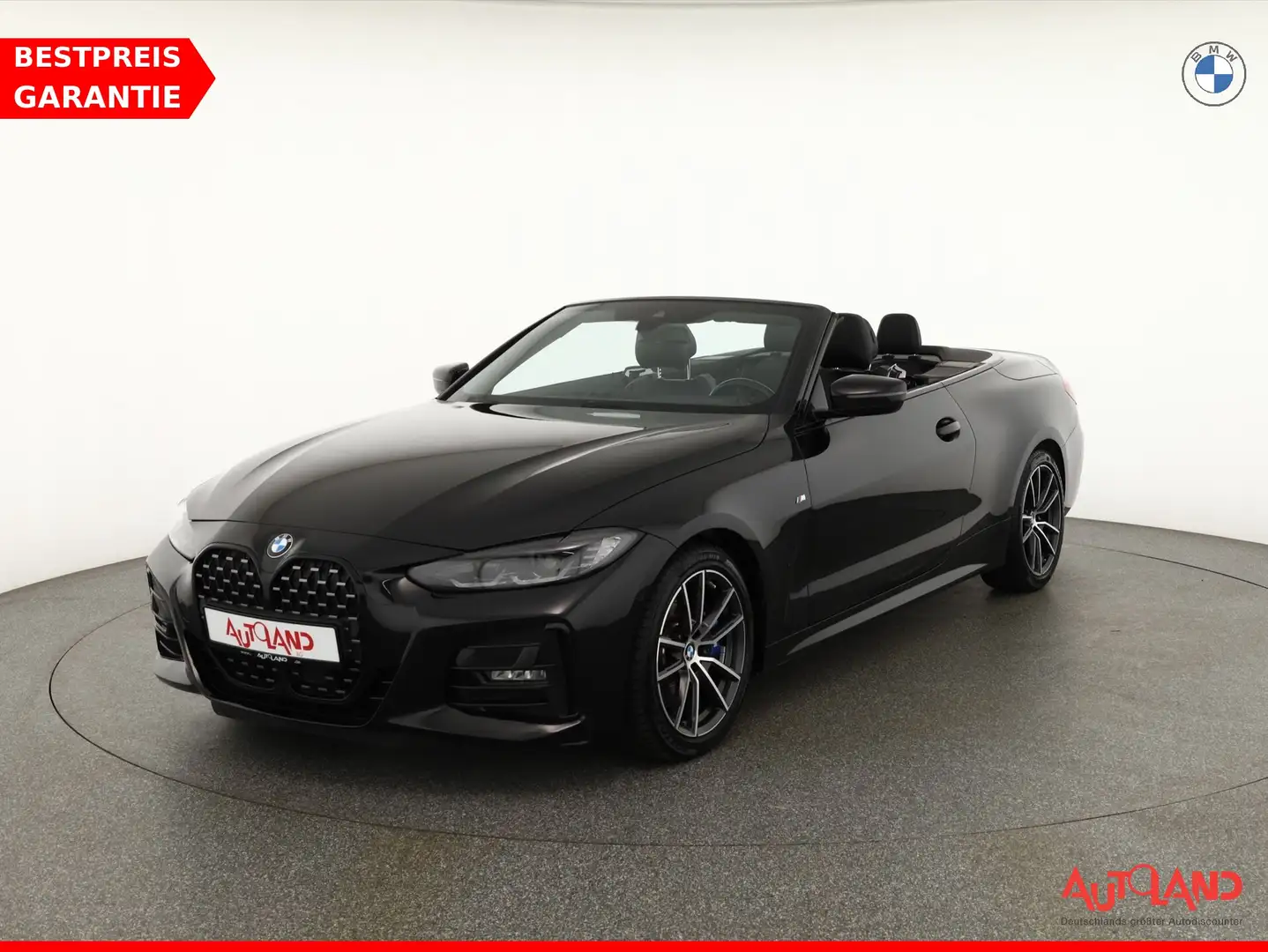 BMW 420 420i Cabrio M Sport LED Navi Sitzheizung Schwarz - 1