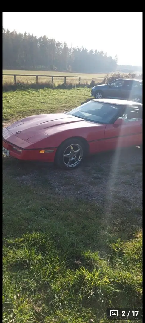 Corvette C4 targa Червоний - 1