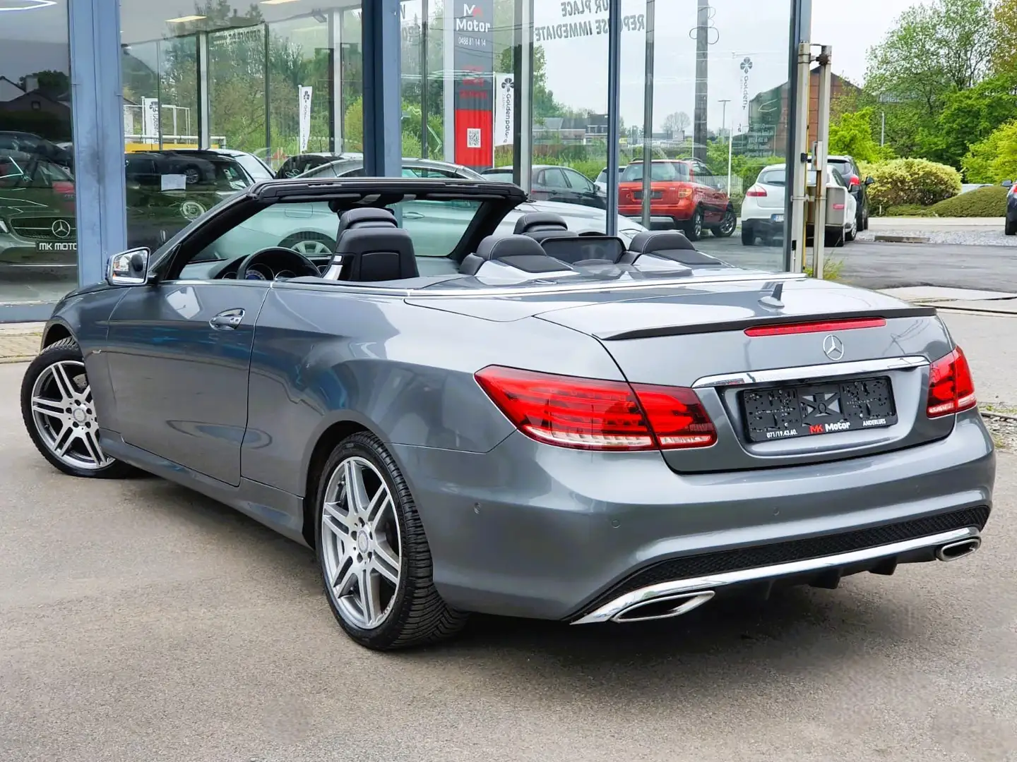 Mercedes-Benz E 220 🟢CABRIOLET 163CV PACK AMG - FULL OPTIONS Grijs - 2