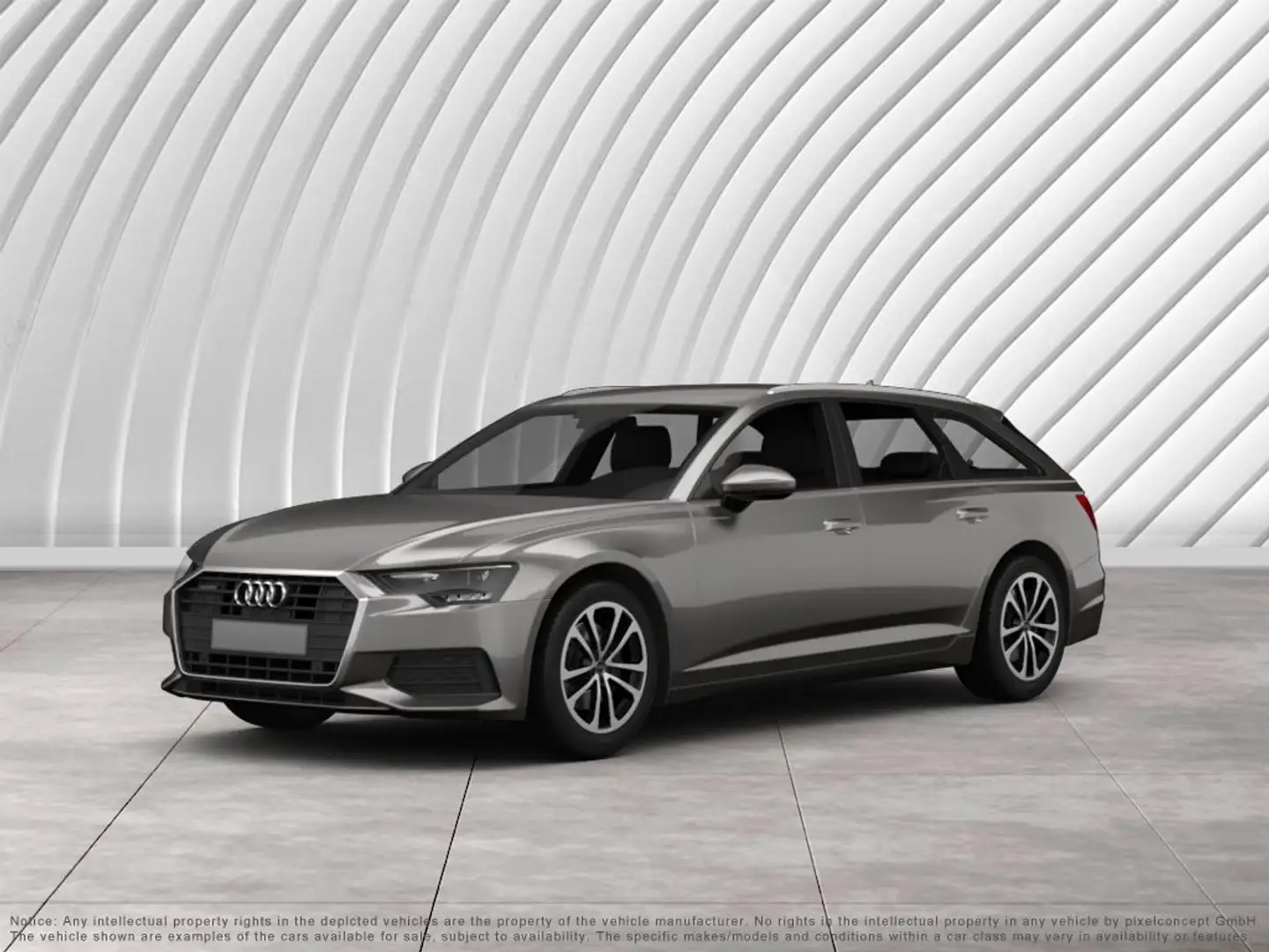 Audi A6 Avant 40 TDI quattro sport ACC RFK NAVI LED Grijs - 1