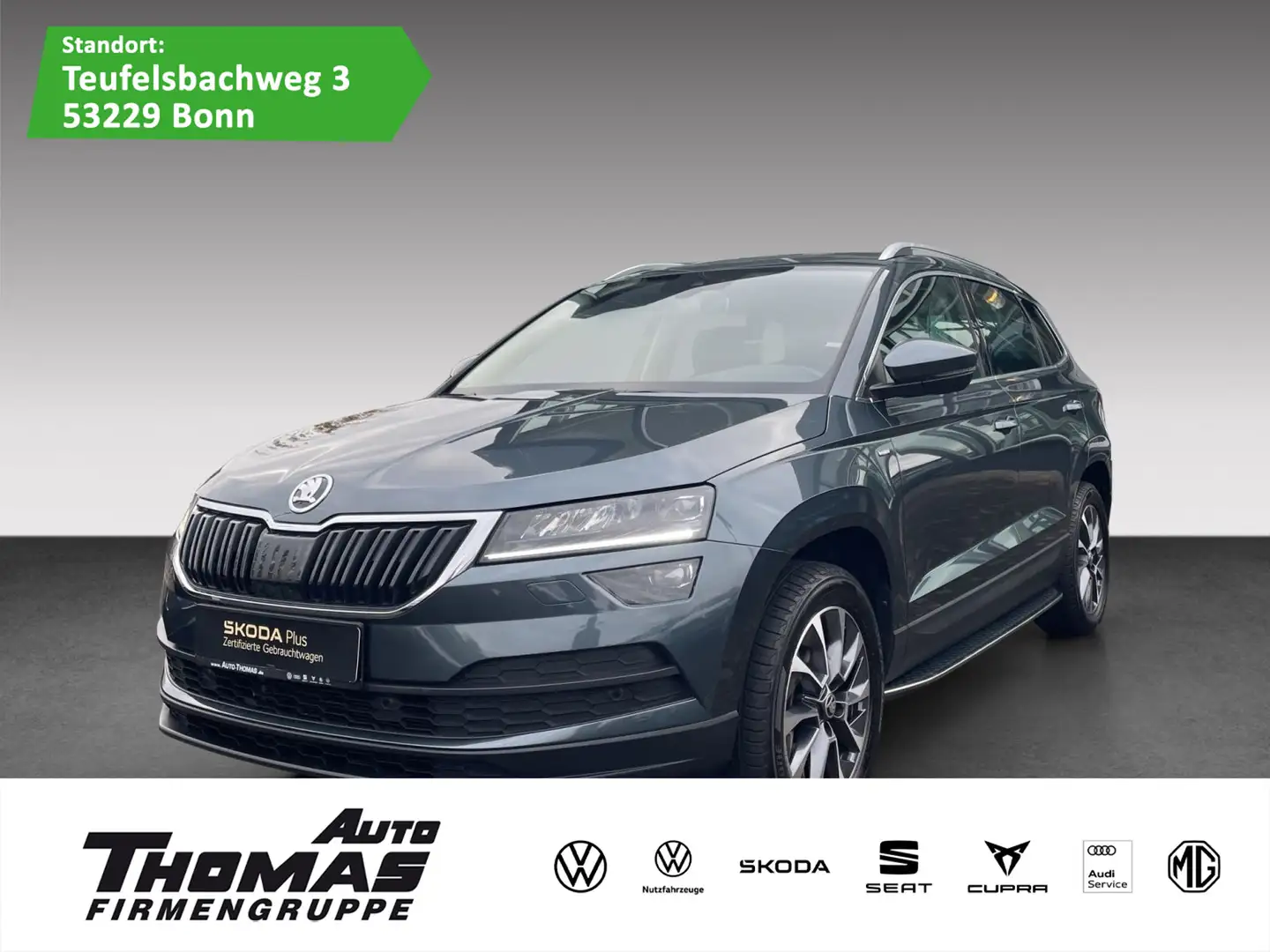 Skoda Karoq Drive 125 2.0 TDI 4x4 DSG LED AHK NAVI Grau - 1