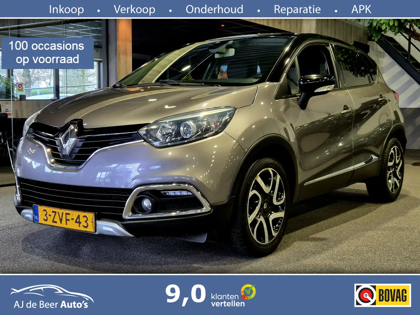 Renault Captur 0.9 TCe Helly Hansen Navigatie | Cruise | Camera | Grau - 1