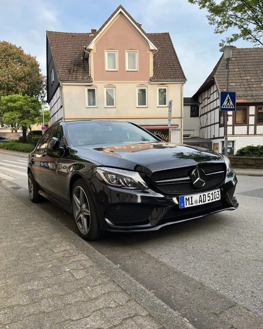 Mercedes-Benz C 200 d 9G-TRONIC AMG Line Schwarz - 2