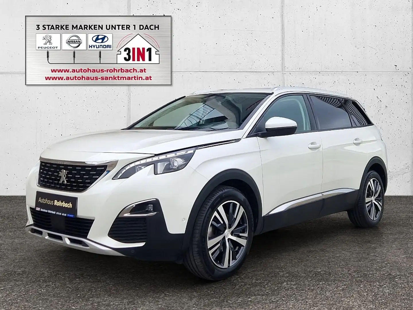 Peugeot 5008 BlueHDI 130 EAT8 Allure Weiß - 1