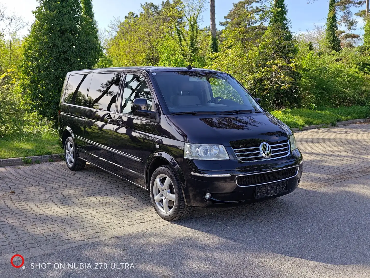 Volkswagen T5 Caravelle LR 2,5 TDI BUSINESS Negro - 2