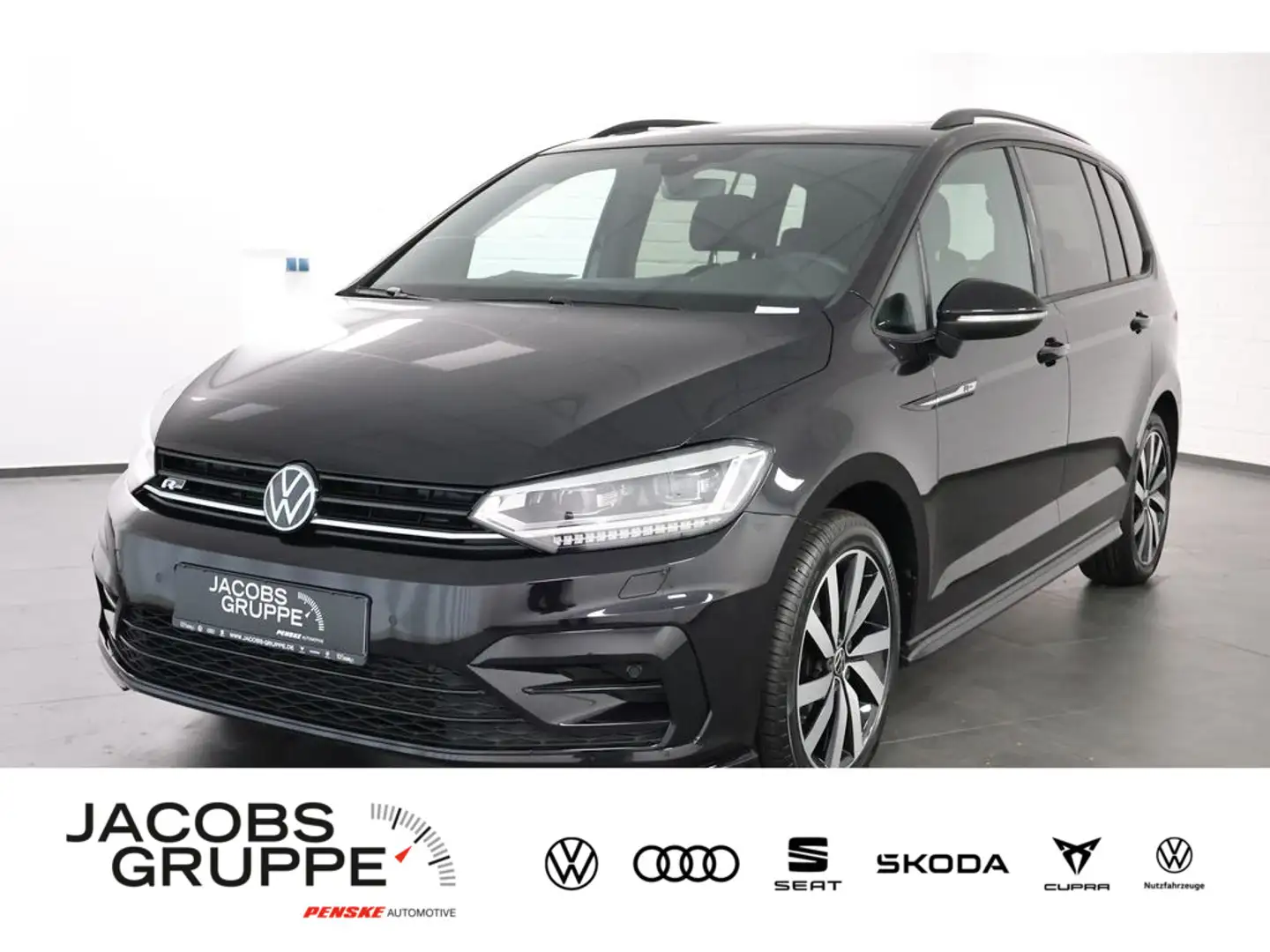 Volkswagen Touran 1.5 TSI R-Line "Black Style" DSG,Navi, Schwarz - 1