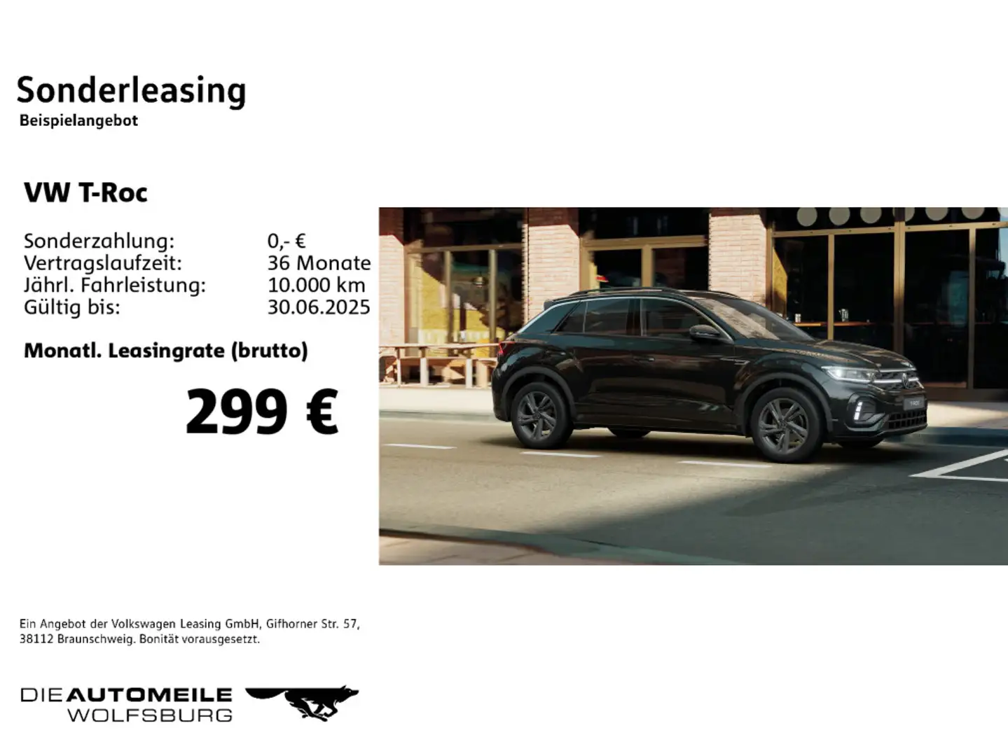 Volkswagen T-Roc 1.5 TSI R-Line Matrix/Stand/ACC/AHK Schwarz - 2