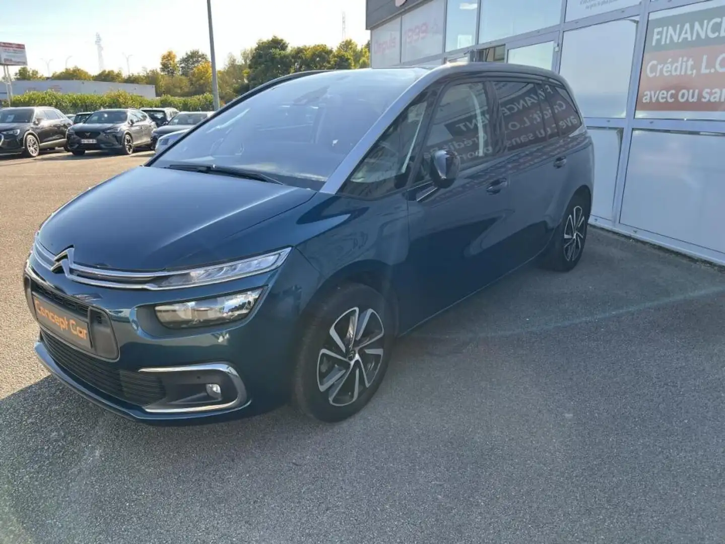 Citroen Grand C4 SpaceTourer Shine 1.5 BlueHDi 130cv EAT8 7 PLACES Bleu - 2