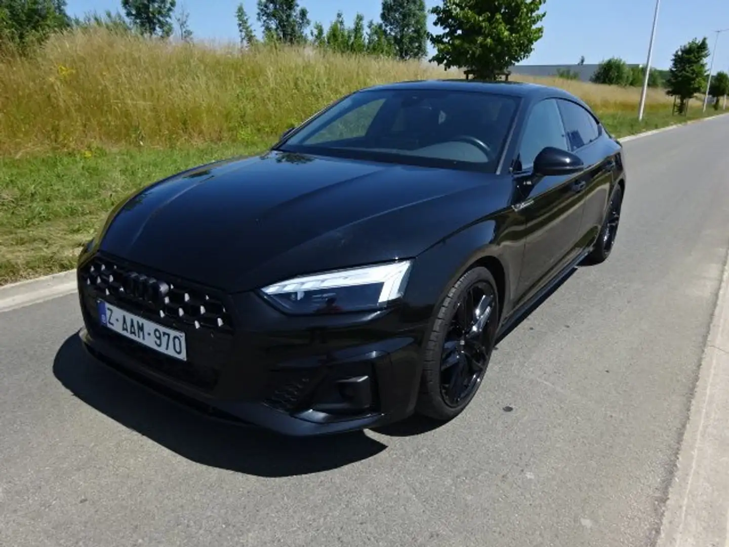Audi A5 Sportback 40 TFSI Quattro S line OPF tronic Zwart - 1