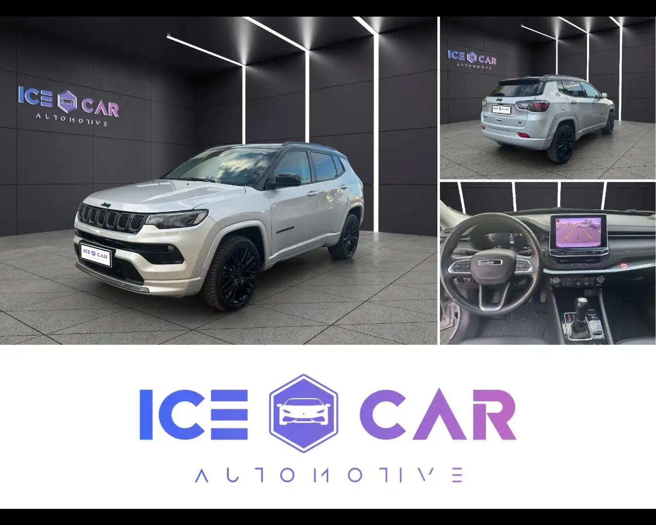 Jeep Compass 1.3 Turbo T4 240 CV PHEV AT6 4xe S Argento - 1