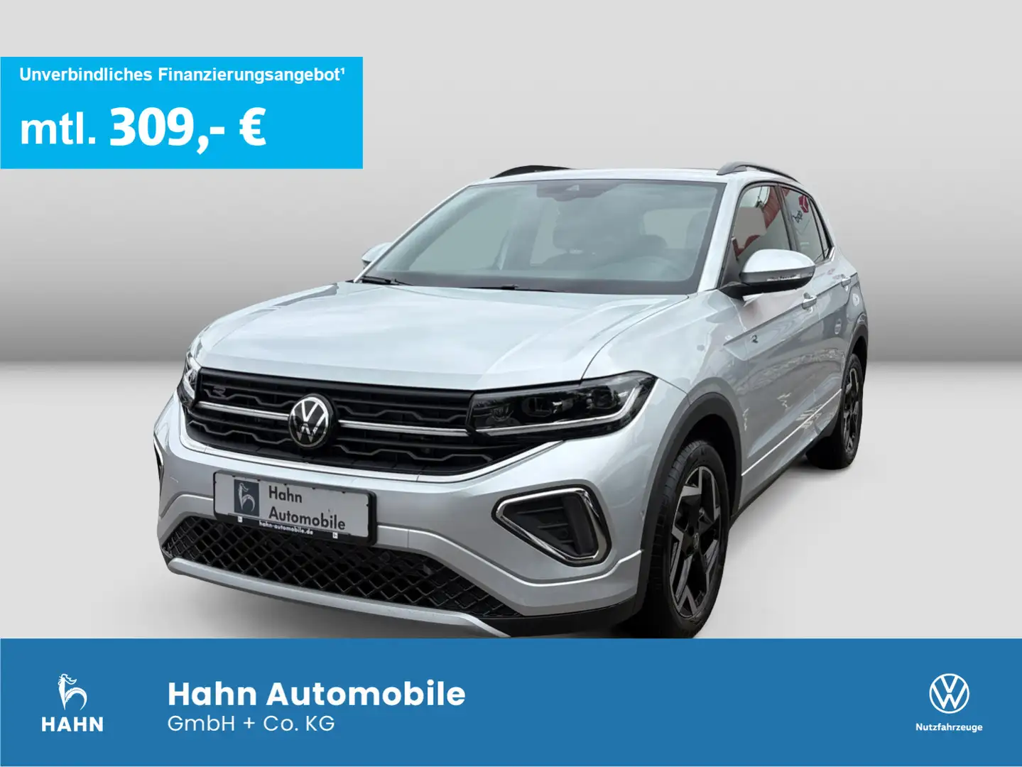 Volkswagen T-Cross R-Line 1.0 l TSI OPF 85 kW (116 Plateado - 1