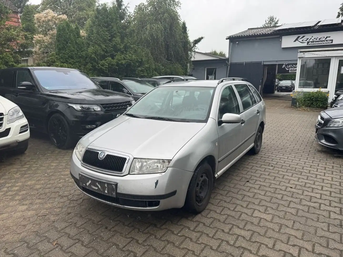 Skoda Fabia 1.4 16V Combi Automatik-Klima-Allweter Argent - 1