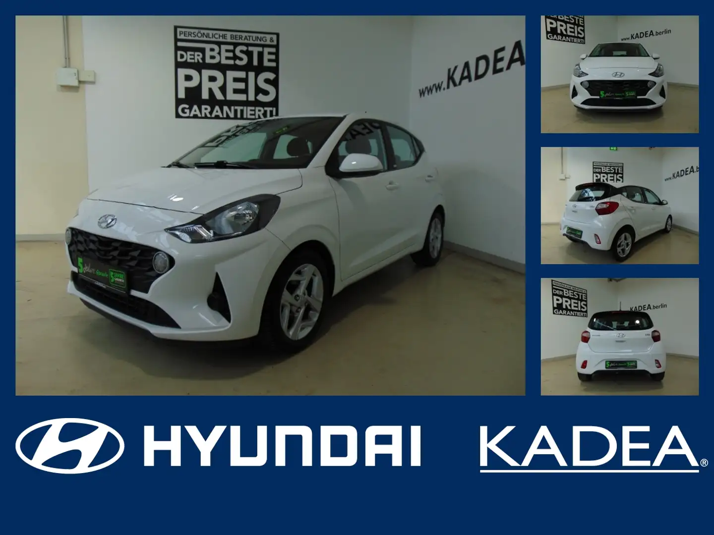Hyundai i10 1.2 Automatik,Klima,PDC,Sitz+Lenkradheizung Wit - 1