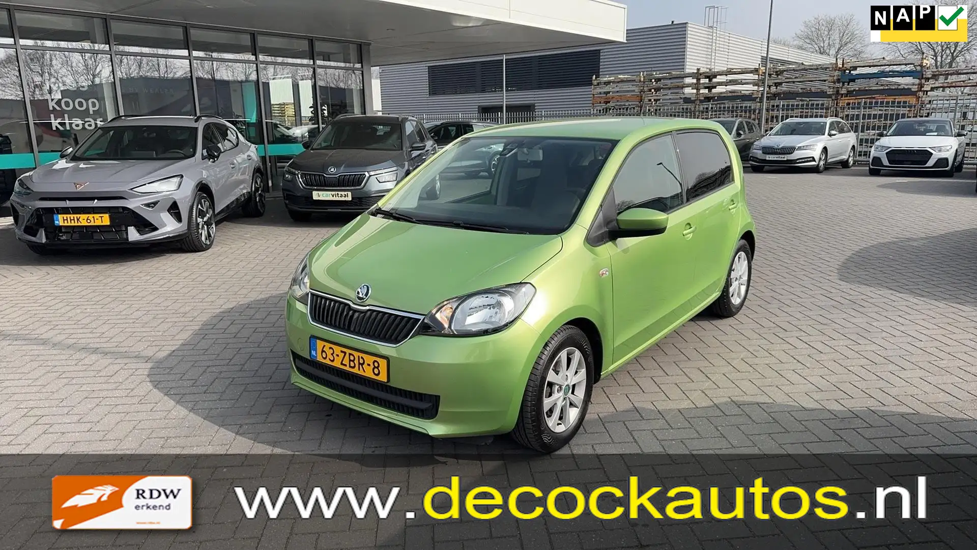 Skoda Citigo 1.0 Greentech Ambition/AIRCO Groen - 1
