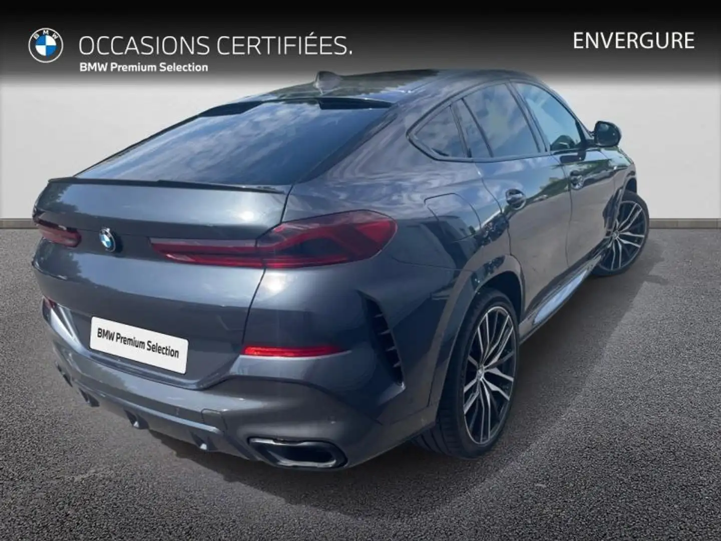 BMW X6 xDrive 40dA 340ch M Sport Gris - 2