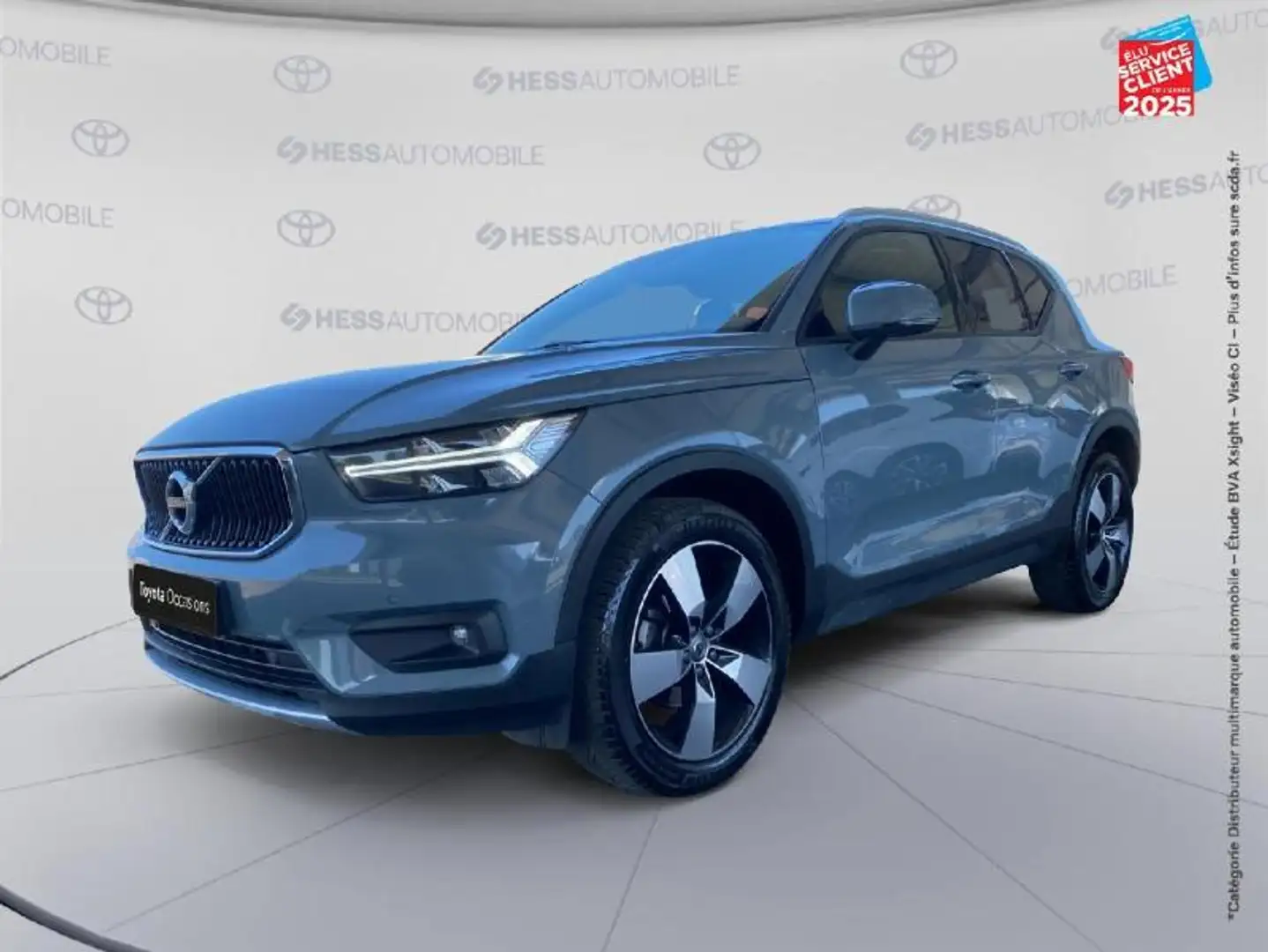 Volvo XC40 T3 163ch Momentum Business Geartronic 8 Gris - 1